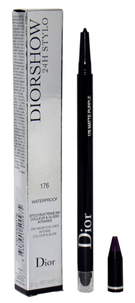 dior eyeliner matte purple|Diorshow Stylo: the 24H.